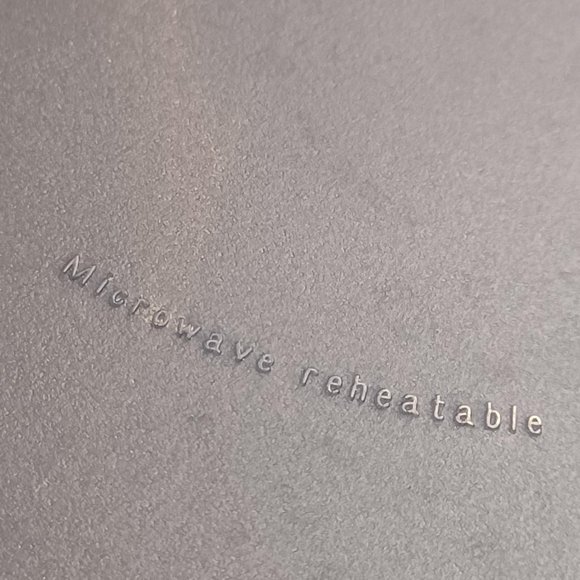 Tupperware Clear 3-Section Meal Storage Container with Vented Blue Lid - Picture 6 of 8